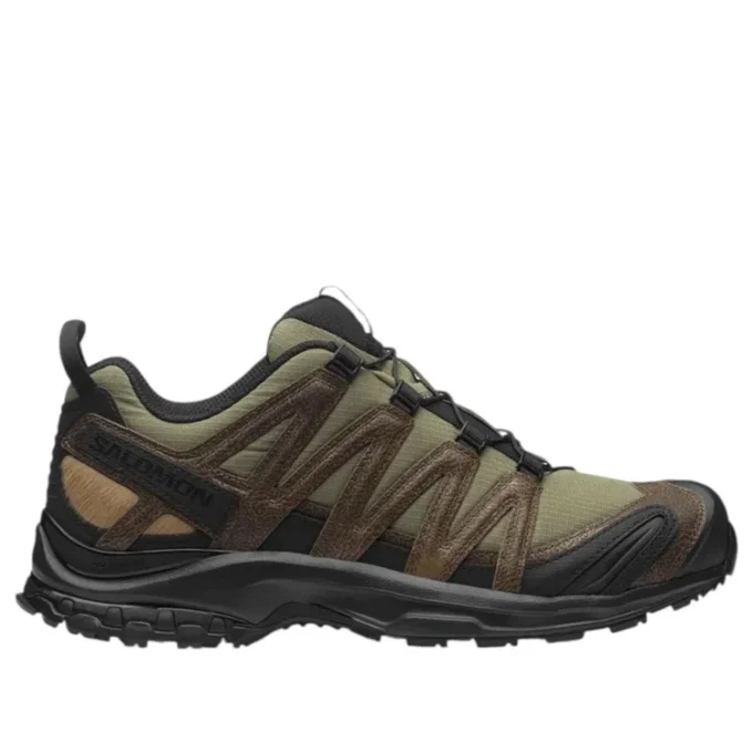 Salomon XA PRO 3D Distressed Leather „Dark Earth Black“